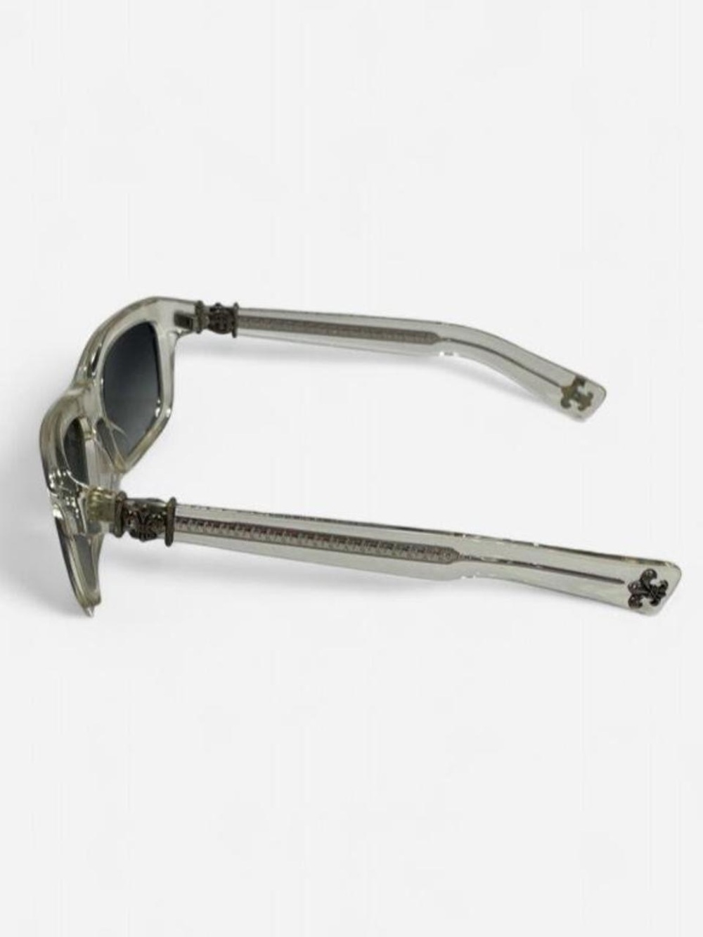 Rare Discontinued Authentic Chrome Hearts Clear Crystal My Dixadryll sunglasses